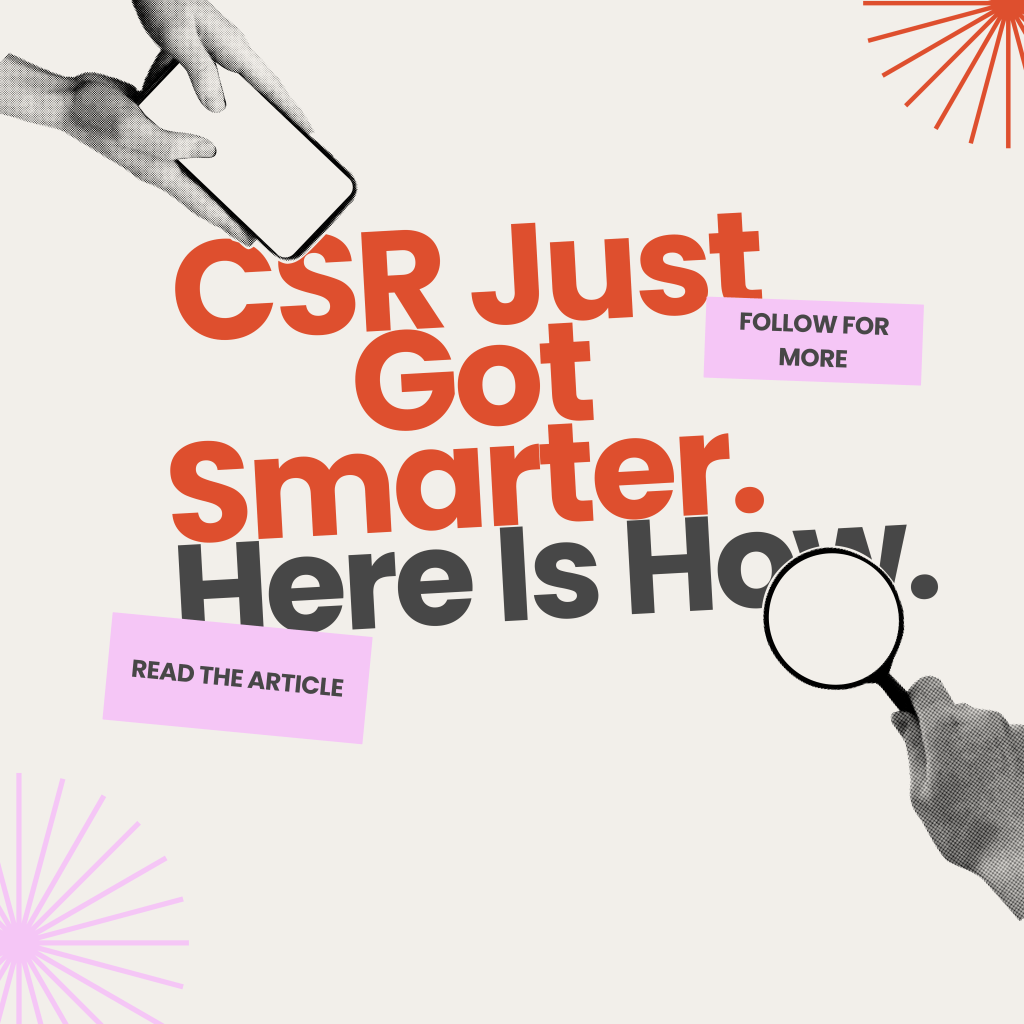 Something is quietly changing inside CSR programs in India.