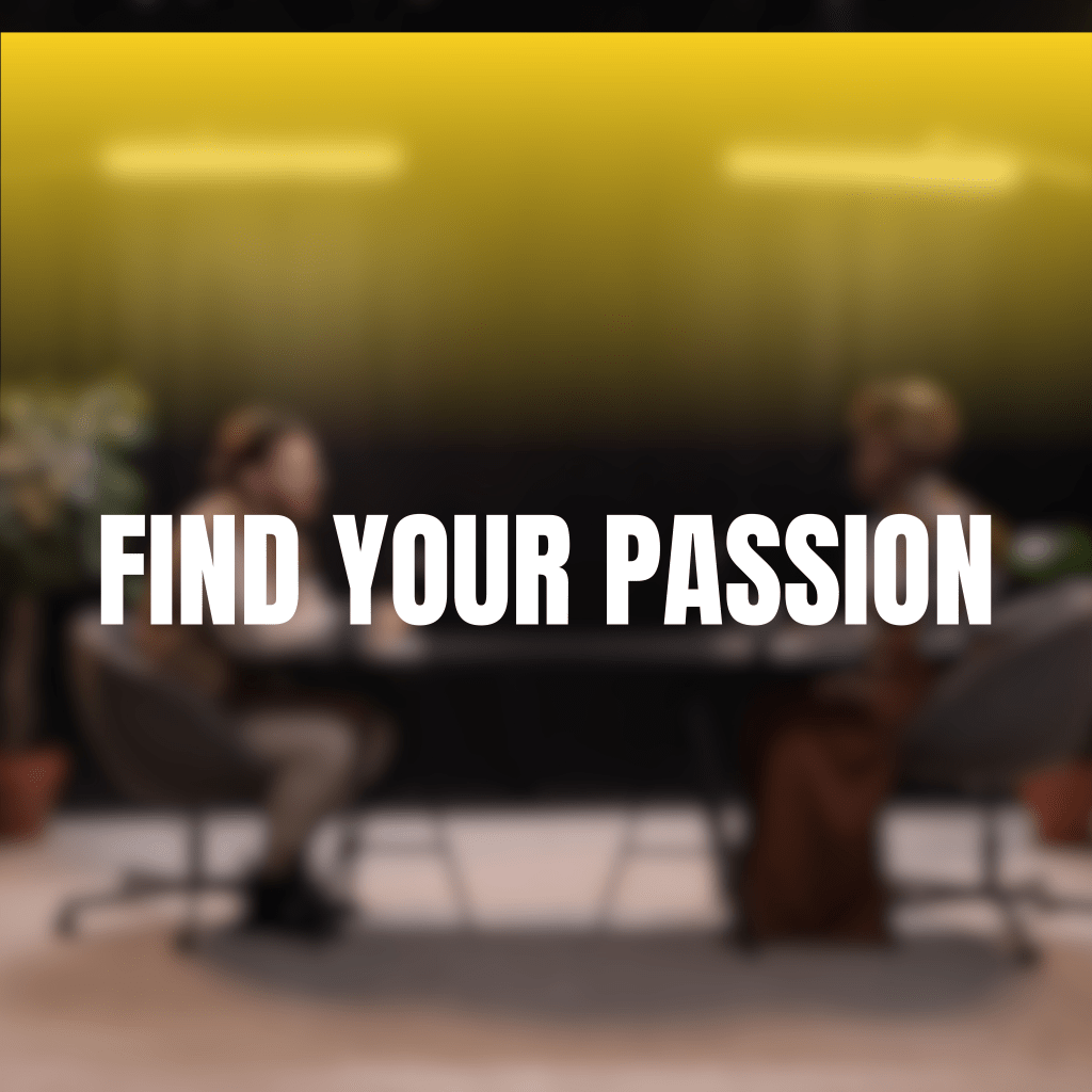 Young person thinking about choosing between passion and money for career