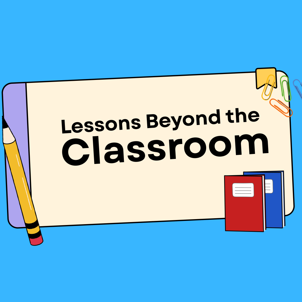 Student learning life skills beyond college classroom