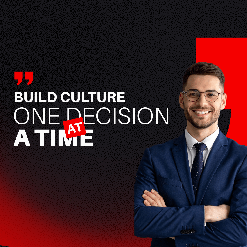 Founder building company culture in an Indian startup through deliberate operational decisions