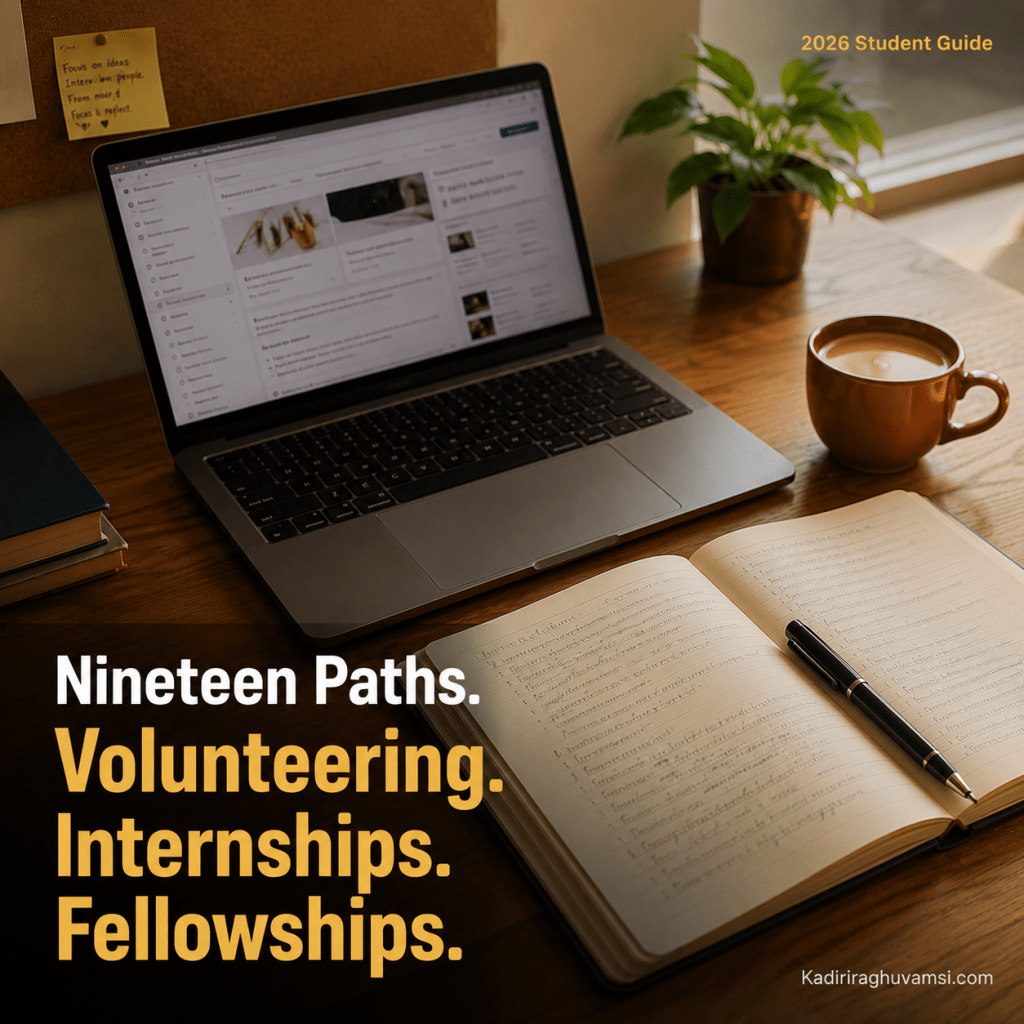 How to Find Volunteering and Internship Opportunities in India (A Student’s Practical Guide, 2026)