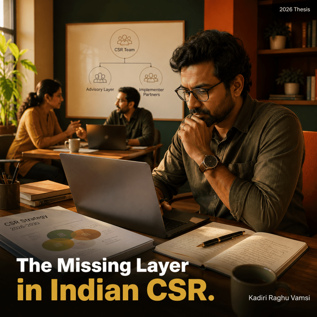 Why Indian Corporate CSR Needs an Advisory Layer, Not Just an Implementer&nbsp;(2026)