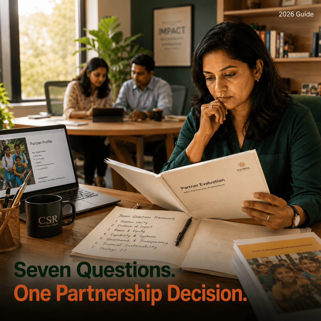 7 Questions Every CSR Head Should Ask Before Funding an NGO&nbsp;(2026)